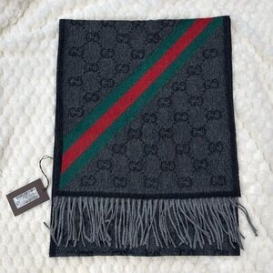 Gucci Wool and Alpaca Scarf-Authentic-NWT